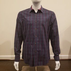 Bar III Men Slim Fit Dress Shirt L